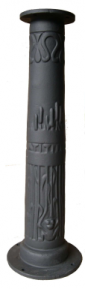 Socle pompe fonte décoré import P0275