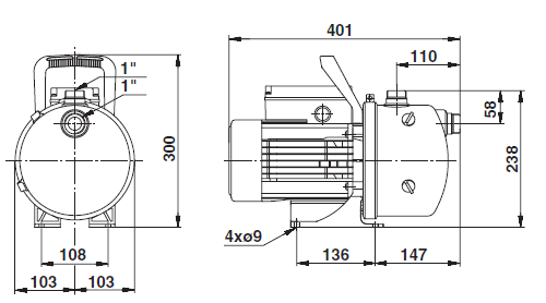 JP 6 Monophasé