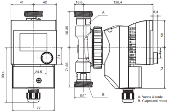 Thermo clock SB04-15T