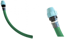 Kit raccordement souple PEHD Ø63 + 1 m Saniflex