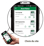 Lot Programmateur d'arrosage extérieur Rain Bird RZX 4 zones d'arrosage  électrique + Module WiFi LNK