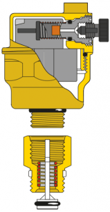 Des purgeurs automatiques pour expulser l'air de votre installation!