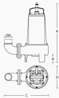 Pompe de relevage SEMISOM Série 65 - 1500/65T Jetly - Arrosage Distribution