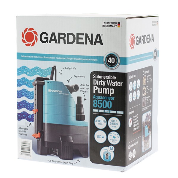 Pompe d'évacuation eaux chargées 20000 aquasensor de gardena GARDENA  PR000850 Pas Cher 