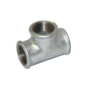 Té 90° égal femelle galva Ø 1/2" - Raccord galvanisé - Générique