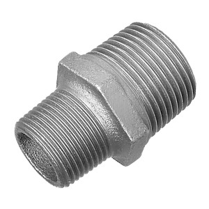 Mamelon réduit mâle galva Ø 2"x1" - Raccord galvanisé - Générique