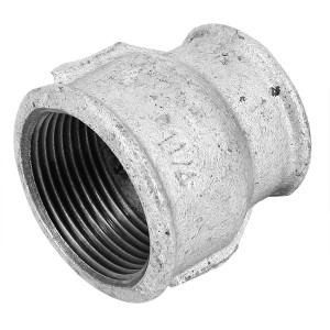 Manchon réduit femelle galva Ø 1"1/2x3/4" - Raccord galvanisé - Générique