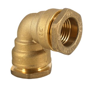 Coude 90° laiton pour tube PE Ø25 - Raccord laiton - Générique