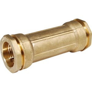 Manchon de réparation laiton pour tube PE Ø25 - Raccord laiton - Générique