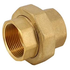 Raccord union à joint conique laiton à visser FF 1/2" - Raccord laiton - Générique