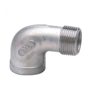 Coude 90° petit rayon femelle/mâle inox Ø 1" - Raccord inox - Générique