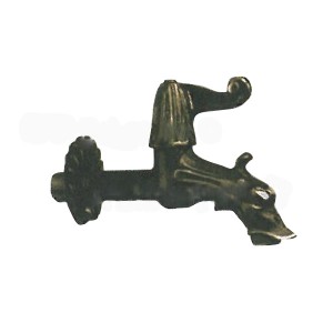 Robinet puisage déco à 1/4 de tour + Rosace - Fontaine extérieure - Grillot