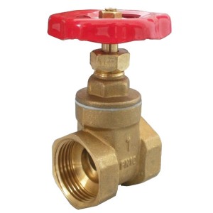 Vanne passage direct laiton à visser FF 1"1/2 - Vanne et robinet laiton - Sferaco