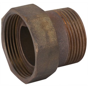 Douille pour compteur d'eau laiton à visser FM 1"1/2-1"1/4 - Raccord laiton - Générique