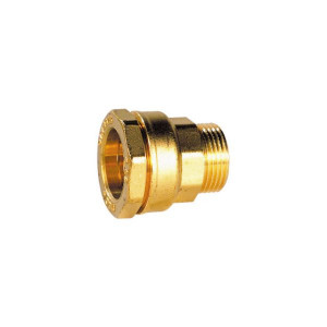 Raccord Laiton droit - Mâle - Ø32 - 1" - Raccord laiton - Seko