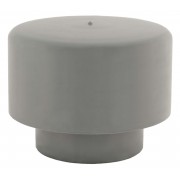 Chapeau de ventilation PVC diam 100 mm F- 110 mm M - 125 mm M