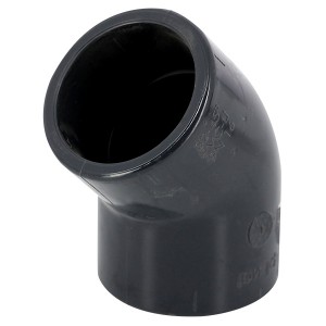 Coude 45° PVC pression à coller FF Ø250 - Raccord PVC pression - Générique