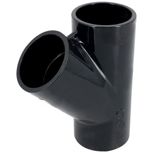 Té 45° PVC pression à coller FF Ø125 - Raccord PVC pression - Générique