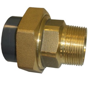 Raccord union PVC pression/écrou laiton mixte FM Ø40-1"1/4 - Raccord PVC pression - Générique