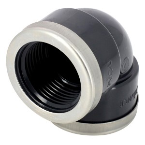 Coude 90° PVC pression à visser FF renforcée 1"1/2 - Raccord PVC pression - Générique