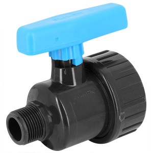 Vanne à boisseau PVC pression simple union à visser MF 2" - Vanne et robinet PVC - Générique