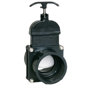 Vanne guillotine PVC pression à coller FF Ø50 - Vanne et robinet PVC - Générique