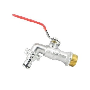 Robinet 1/4 de tour - connexion rapide - 1/2"-3/4" - Vanne et robinet laiton - Générique