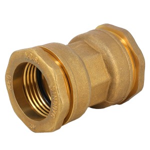Manchon laiton pour tube PE Ø75 - Raccord laiton - Générique