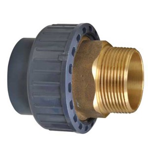 Raccord union PVC pression/laiton mixte FM Ø40-1"1/4 - Raccord PVC pression - Générique