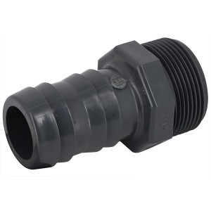 Raccord Cannelé PVC pression à visser M Ø16-1/2" - Raccord PVC pression - Générique