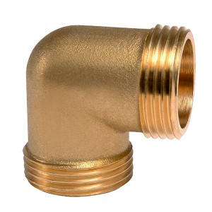 Coude 90° laiton à visser MM 1"1/2 - Raccord laiton - Générique