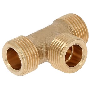 Té 90° laiton à visser MM 2" - Raccord laiton - Générique