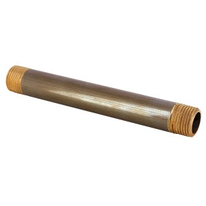 Bobine laiton à visser 20 cm MM 1/2" - Raccord laiton - Générique