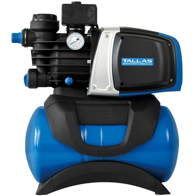 8m d'aspiration max Bleu Tallas pompe d'arrosage automatique haut de gamme D-EBOOST 850/45 850W 3,2m3/h 