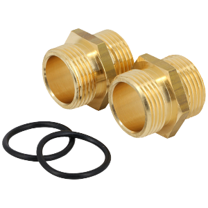 Mamelons avec joints or 3/4" - Raccord laiton - Générique