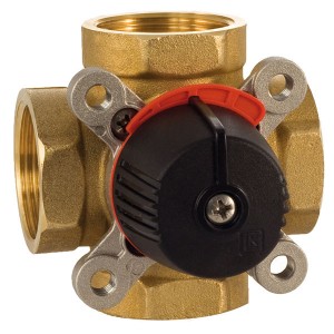 Vanne mélangeuse laiton 4 voies - 3/4" - Vanne et thermostat - Thermador