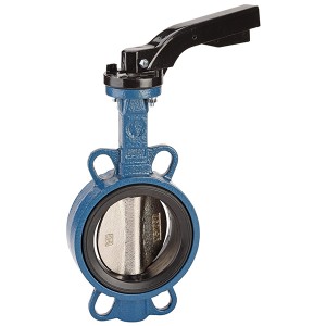 Vanne papillon fonte nickelé - Oreilles de centrage - Ø250 - Vanne et robinet métal - Sferaco