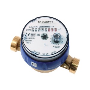 Compteur divisionnaire pré-équipé télérelevage Calibre 15 - Eau froide - MID R160 - Compteur d'eau - Sferaco