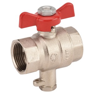 Vanne avec prise porte-sonde - 3/4" - Compteur d'eau - Sferaco
