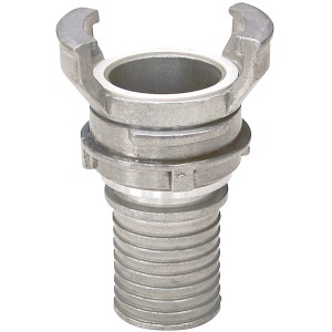 Raccord symétrique alu à douille annelée à verrou avec collerette - Ø100 - Raccord symétrique - Sferaco