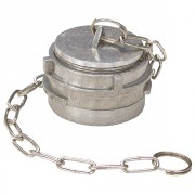 Bouchon alu à verrou  avec chaînette - Ø150