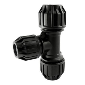 Té 90° réduit PE Compression Codital Ø40-32 - Raccord PE compression - Codital