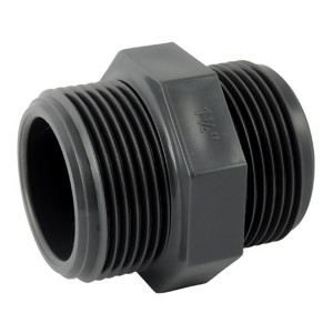 Mamelon PVC pression à visser 3" - Raccord PVC pression - Générique