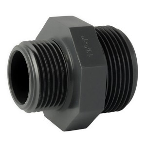 Mamelon réduit PVC pression à visser 2"-1"1/2 - Raccord PVC pression - Générique
