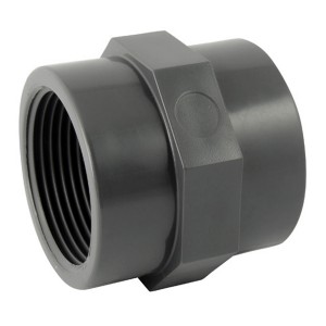 Manchon PVC pression à visser FF 1/2" - Raccord PVC pression - Générique