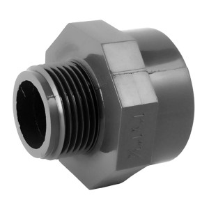 Réduction PVC pression à visser FM 1" - 3/4" - Raccord PVC pression - Générique