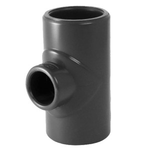 Té 90° réduit PVC pression à coller FFF Ø50-40-50 - Raccord PVC pression - Générique