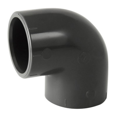  Coude 90° PVC pression à coller FF Ø32