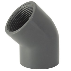 Coude 45° PVC pression à visser FF Codital 1" - Raccord PVC pression - Générique