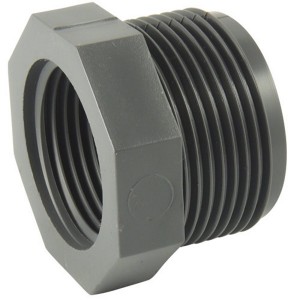 Réduction simple PVC pression à visser MF 3/4"-1/2" - Raccord PVC pression - Générique